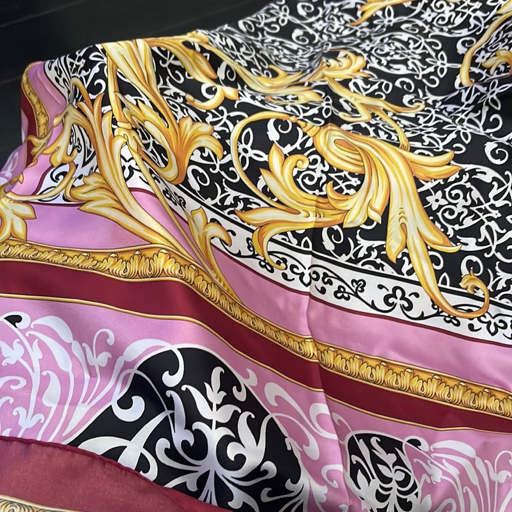 New Versace Silk Scarf